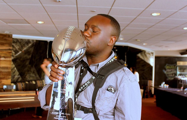 File:Davies Chirwa holding NFL Seahwaks Superbowl Trophy.jpg