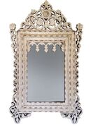 White shell Vintage Mother-of-pearl inlay mirror