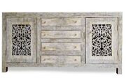 Sultan vintage inlay bone cabinet